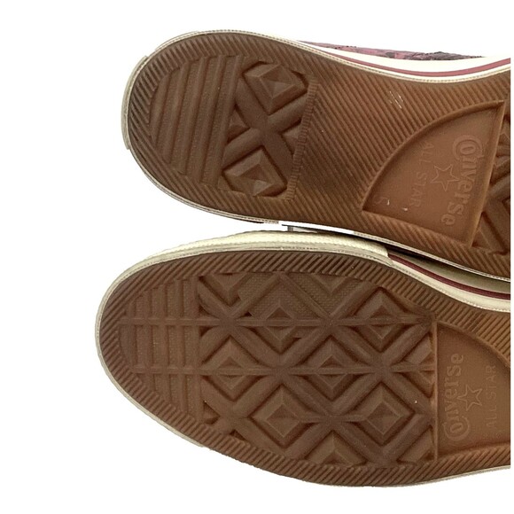 Converse One Star Burgundy Reptile-Women's 7-Purple/Black-Low Skate Shoe 161547C - Picture 8 of 10